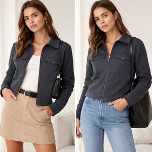 Patagonia Women's Navy Better Sweater Zipper Chore Jacket